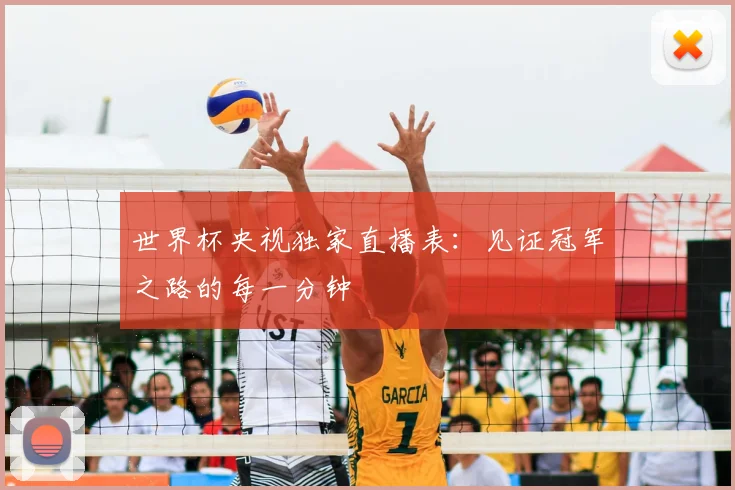 世界杯央视独家直播表:见证冠军之路的每一分钟